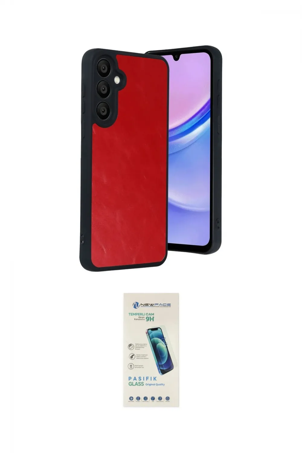 ieg™ Galaxy A37 5G Kılıf Kıvılcım Işık Serisi - Şeffaf Pasifik Cam Ekran Koruyucu