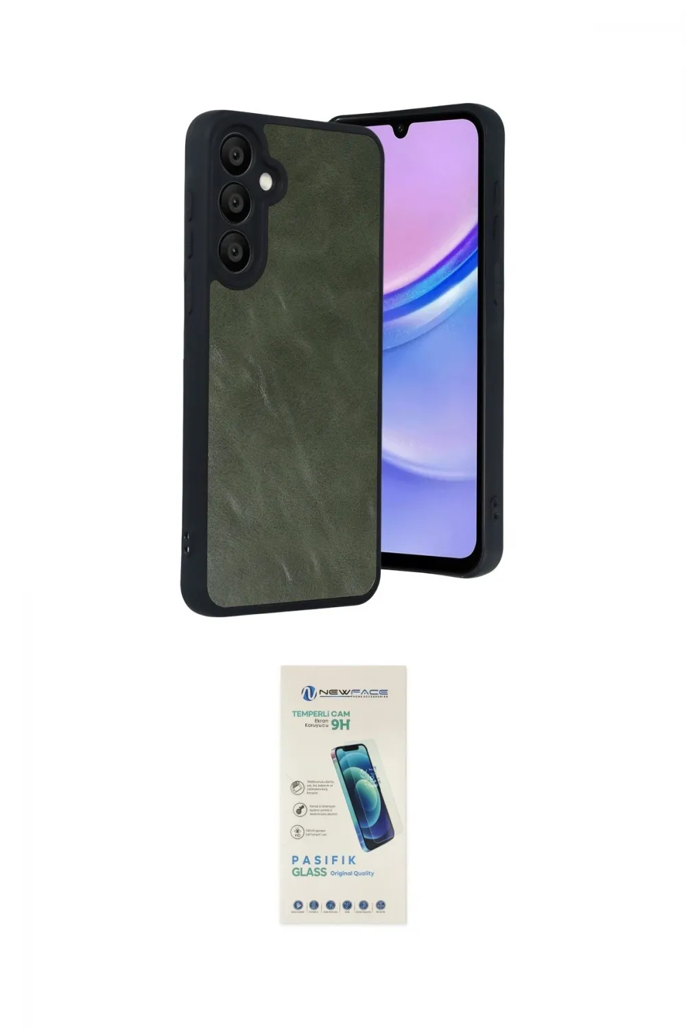 ieg™ Galaxy A37 5G Kılıf Kıvılcım Işık Serisi - Şeffaf Pasifik Cam Ekran Koruyucu