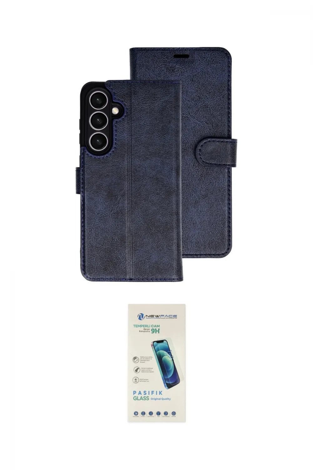 ieg™ Galaxy A37 5G Kılıf Siluet Işık Serisi - Şeffaf Pasifik Cam Ekran Koruyucu
