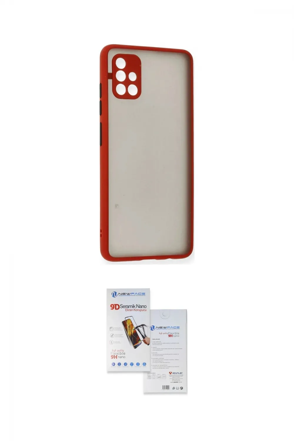 ieg™ Galaxy A51 Kılıf Ahenk Çizgi Serisi - Siyah Seramik Nano Ekran Koruyucu