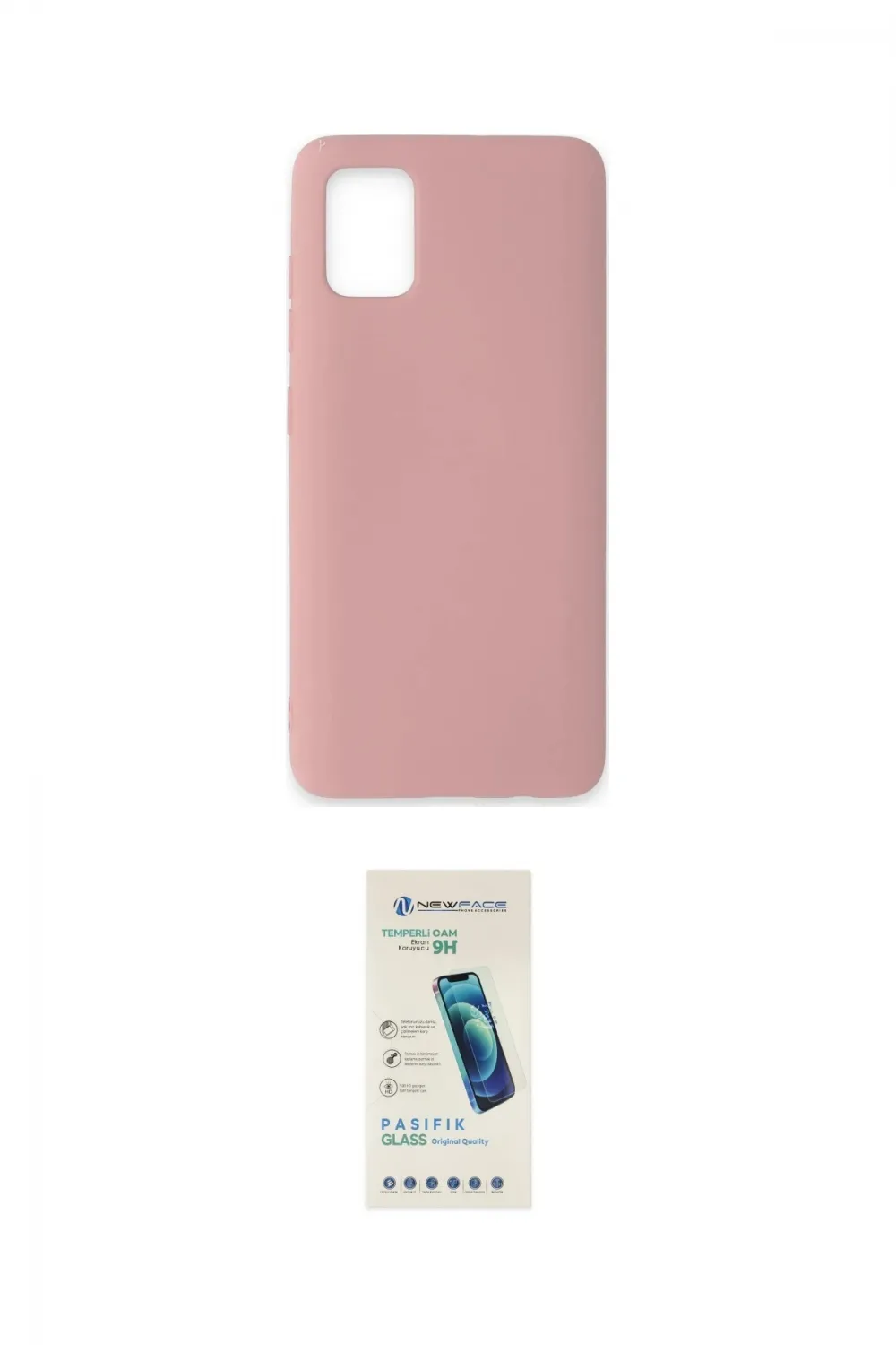 ieg™ Galaxy A51 Kılıf Ahenk Serisi - Şeffaf Pasifik Cam Ekran Koruyucu