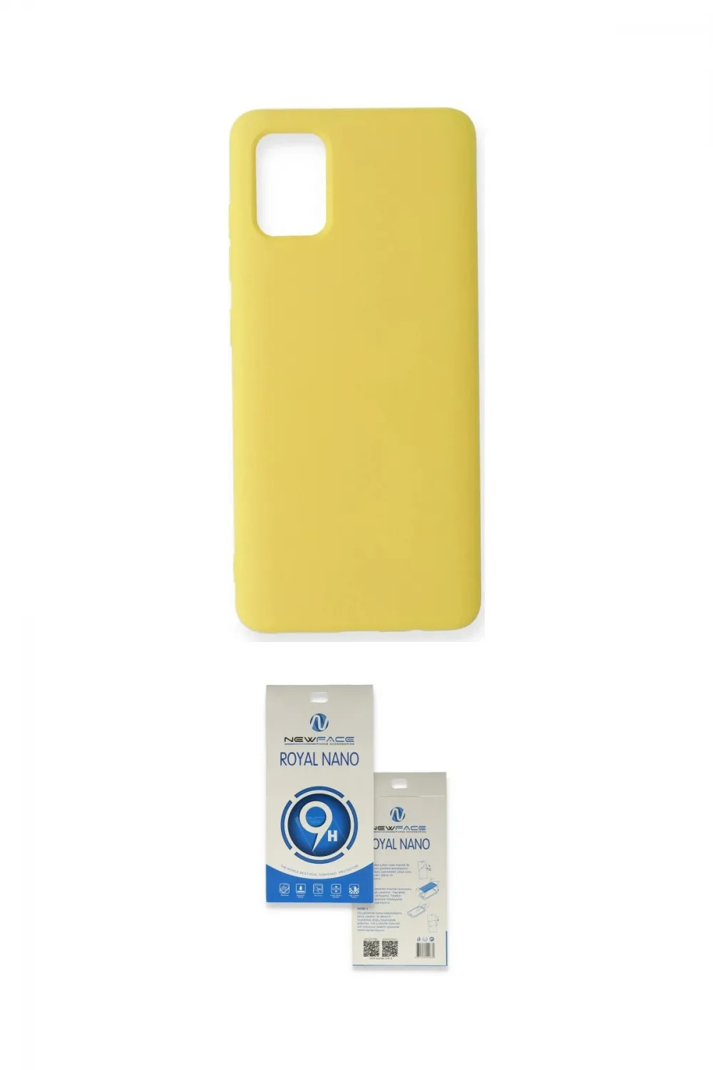ieg™ Galaxy A51 Kılıf Ahenk Serisi - Şeffaf Royal Nano Ekran Koruyucu