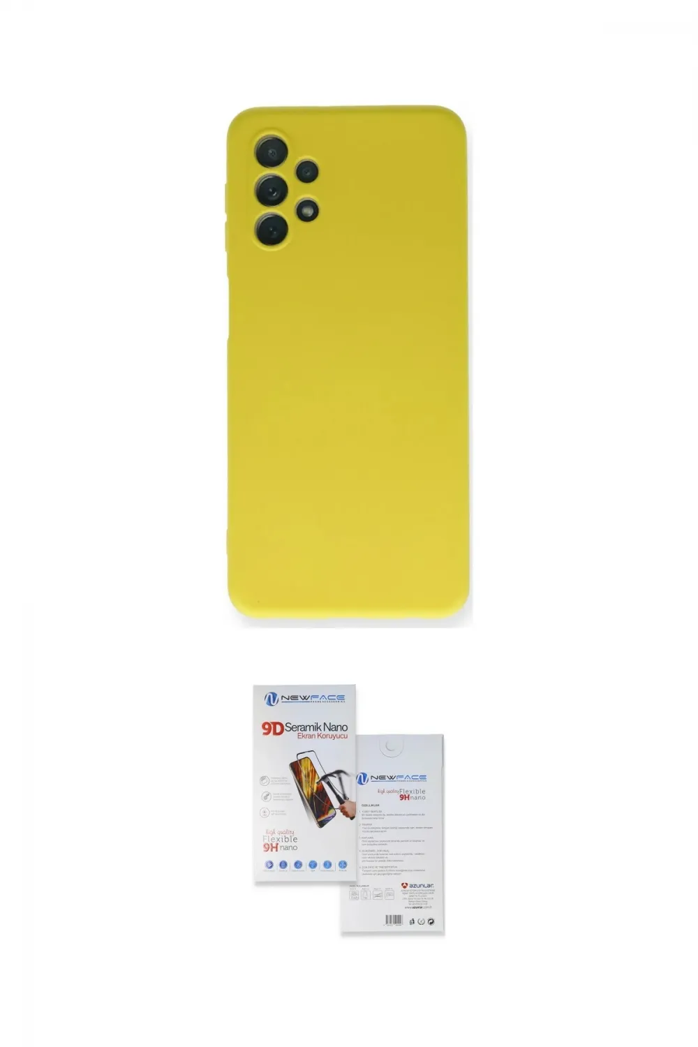 ieg™ Galaxy A52 Kılıf Ahenk Serisi - Siyah Seramik Nano Ekran Koruyucu