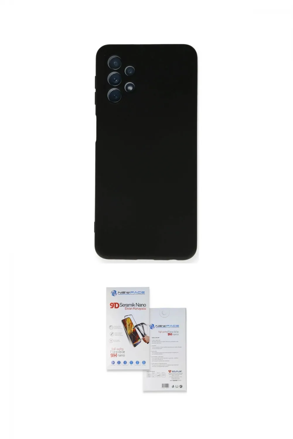 ieg™ Galaxy A52 Kılıf Ahenk Serisi - Siyah Seramik Nano Ekran Koruyucu