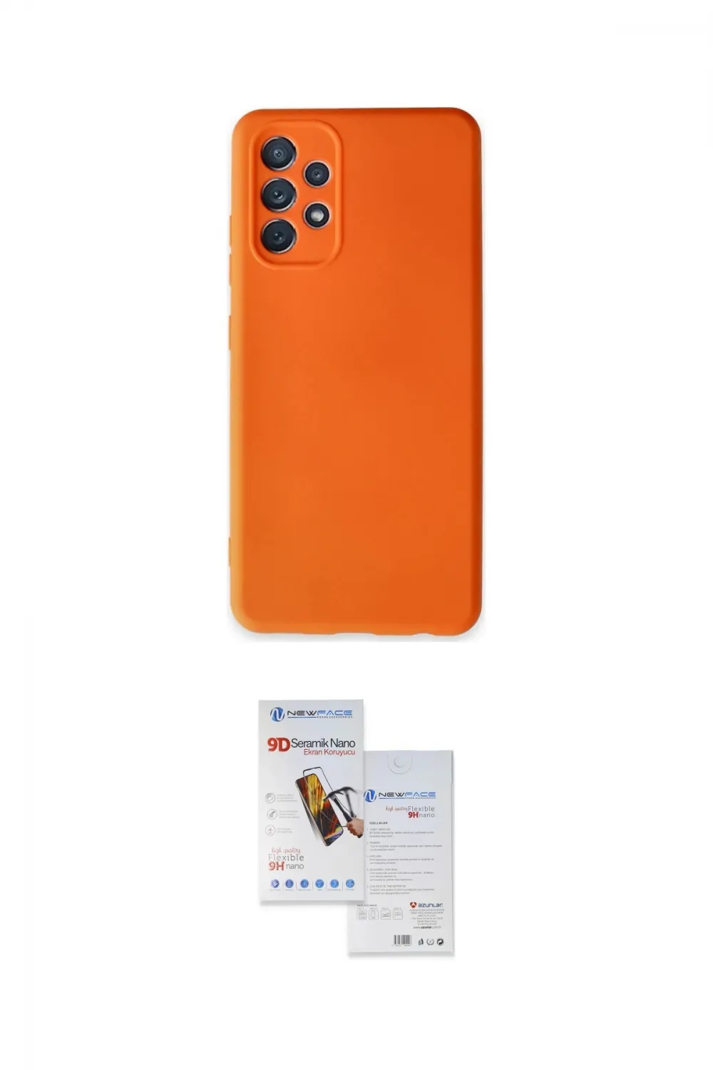 ieg™ Galaxy A52 Kılıf Ahenk Serisi - Siyah Seramik Nano Ekran Koruyucu