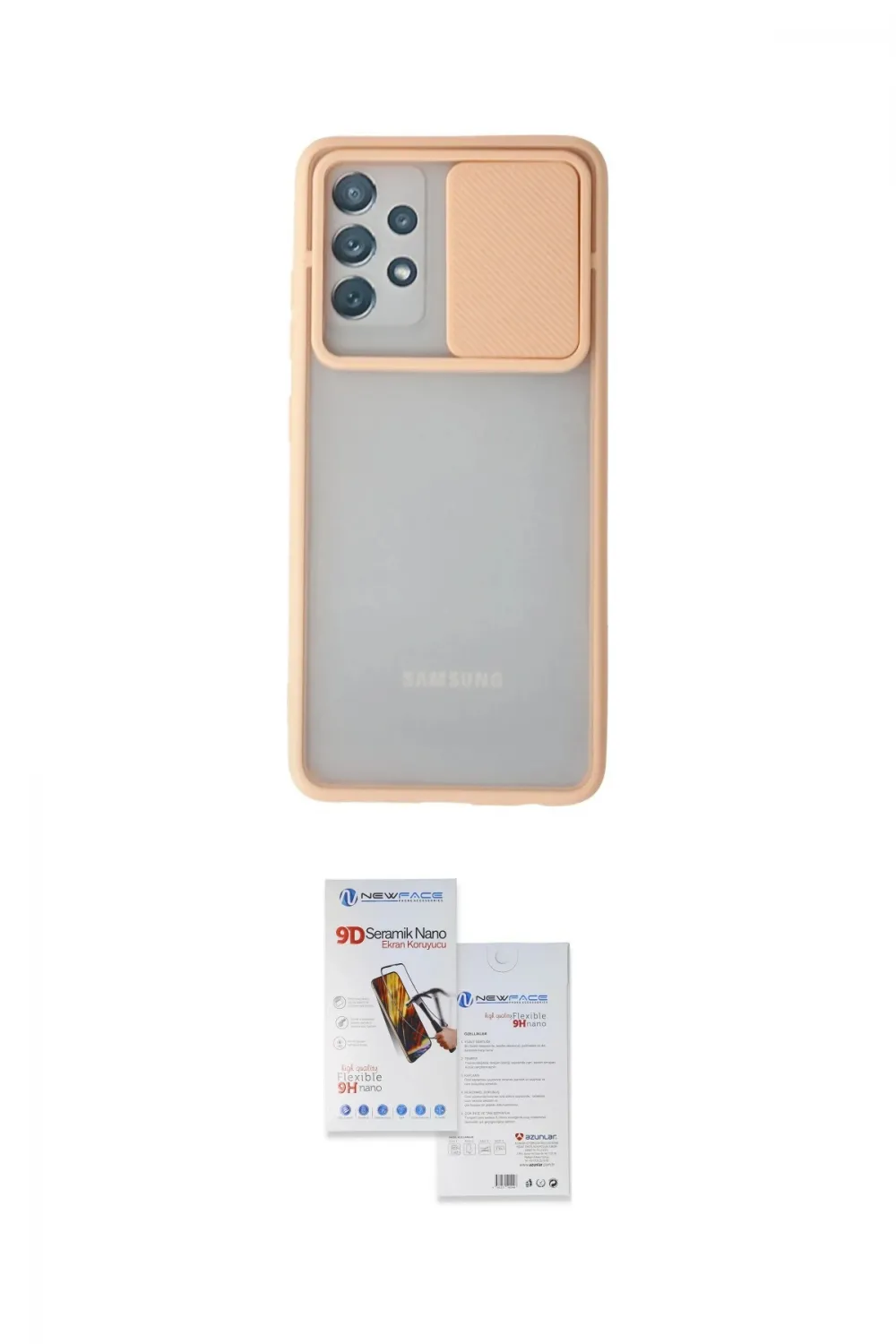 ieg™ Galaxy A52 Kılıf Vadi Çizgi - Siyah Seramik Nano Ekran Koruyucu
