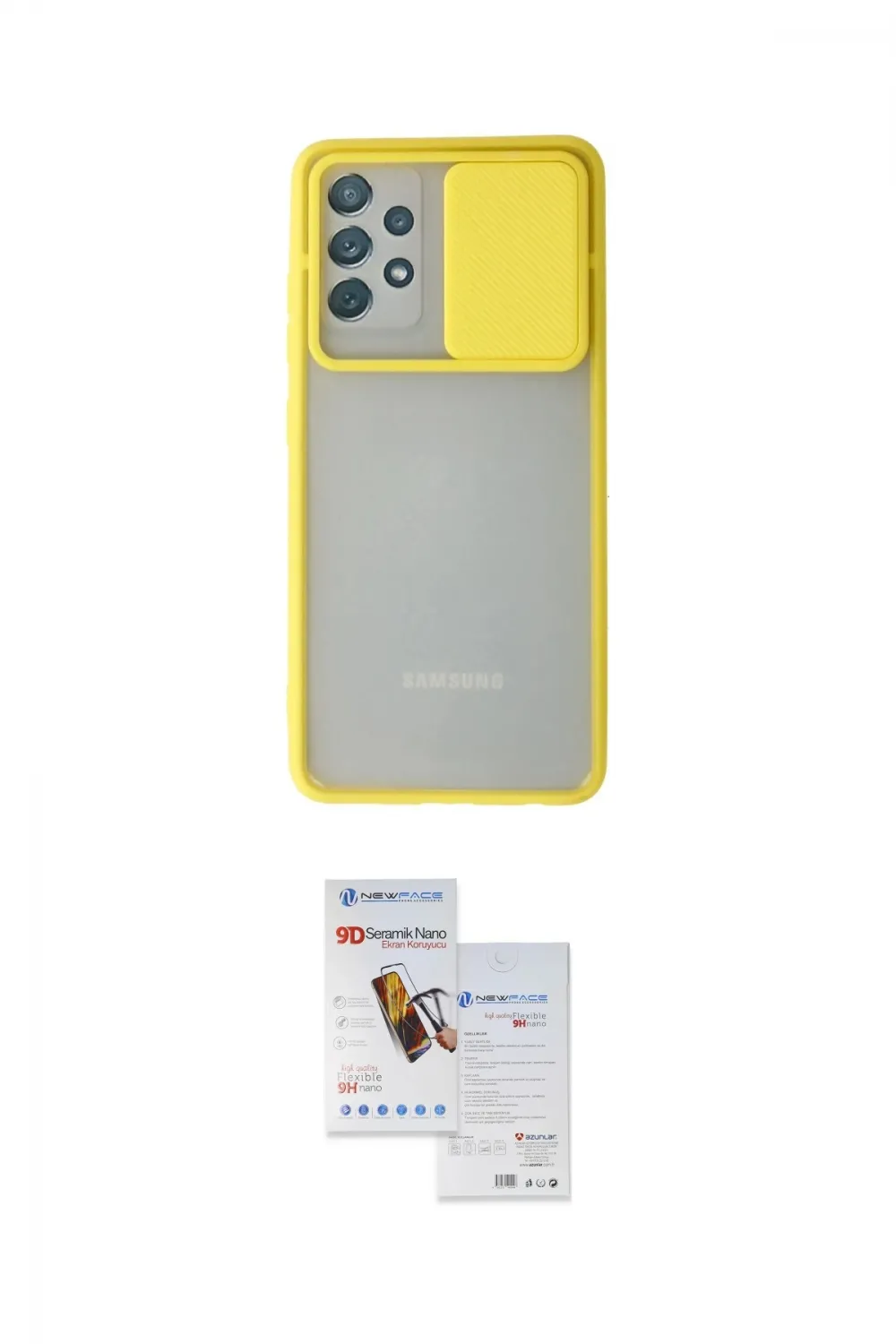 ieg™ Galaxy A52 Kılıf Vadi Çizgi - Siyah Seramik Nano Ekran Koruyucu