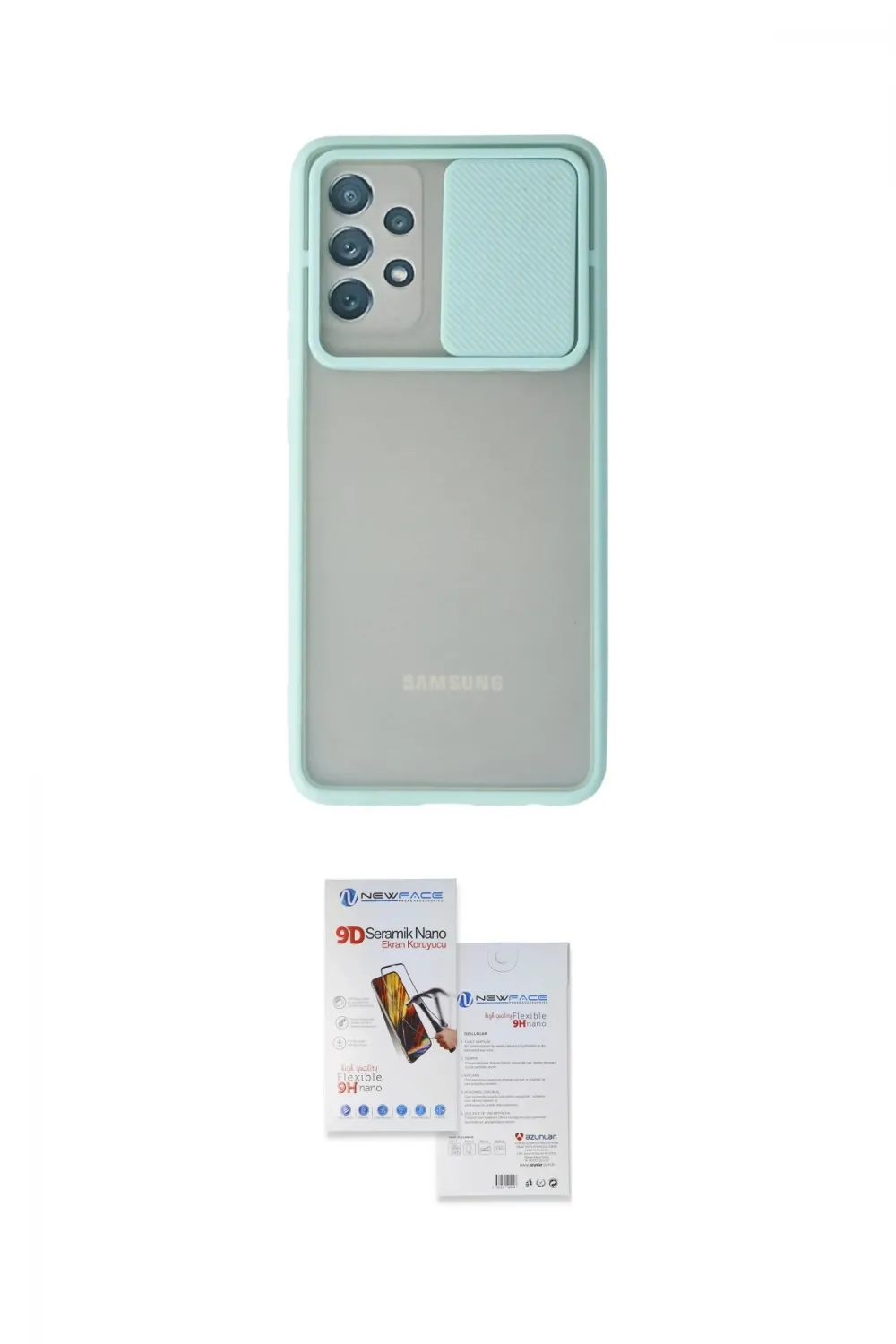 ieg™ Galaxy A52 Kılıf Vadi Çizgi - Siyah Seramik Nano Ekran Koruyucu