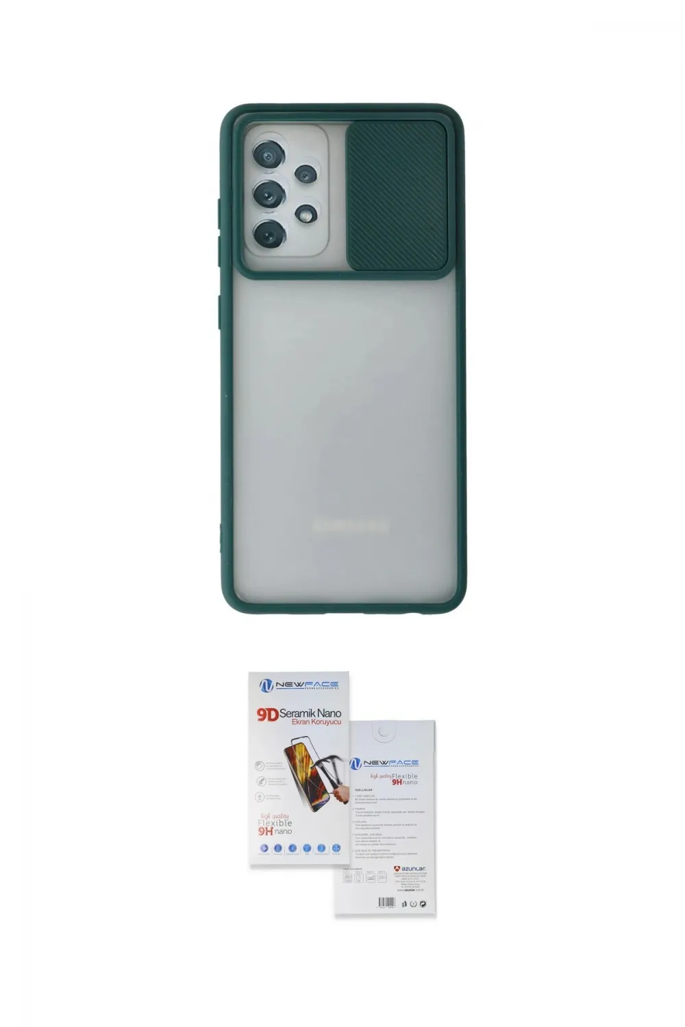 ieg™ Galaxy A52 Kılıf Vadi Çizgi - Siyah Seramik Nano Ekran Koruyucu