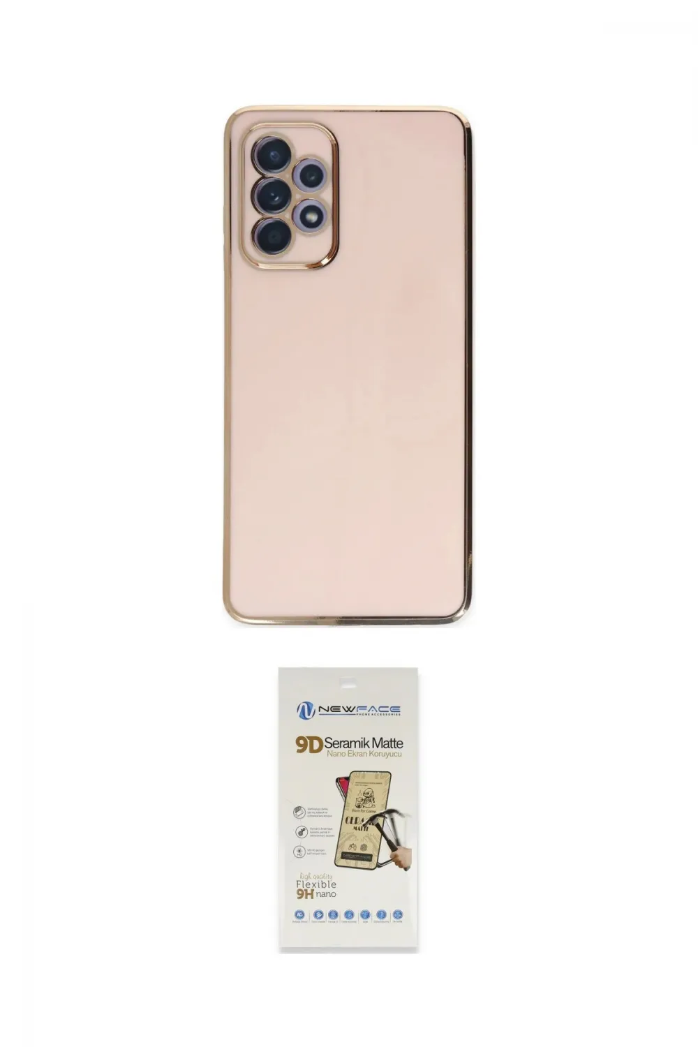 ieg™ Galaxy A52 Kılıf Yankı Serisi - Siyah Mat Seramik Nano Ekran Koruyucu