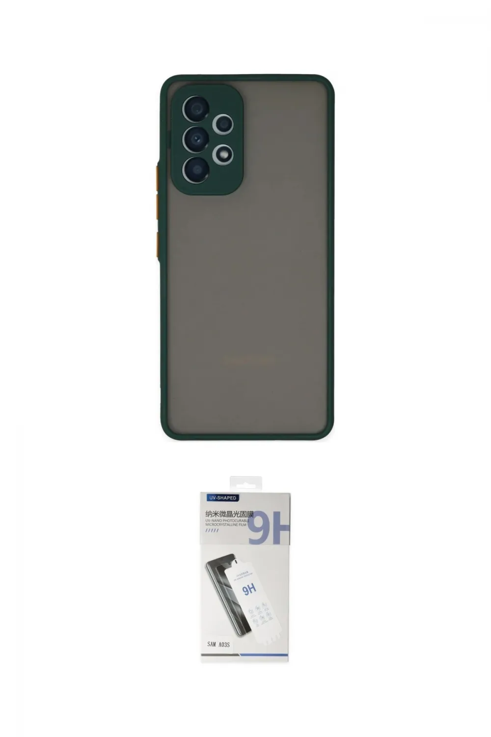 ieg™ Galaxy A53 5G Kılıf Ahenk Çizgi Serisi - Şeffaf Uv Polymer Nano Ekran Koruyucu