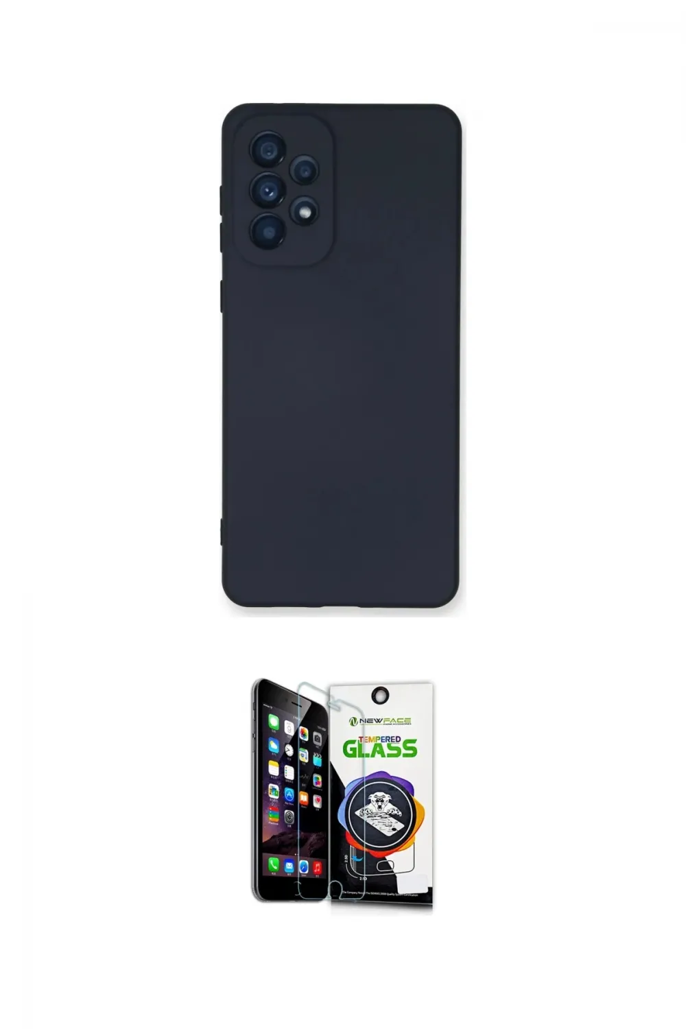 ieg™ Galaxy A53 5G Kılıf Ahenk Serisi - Şeffaf Temperli Cam Ekran Koruyucu