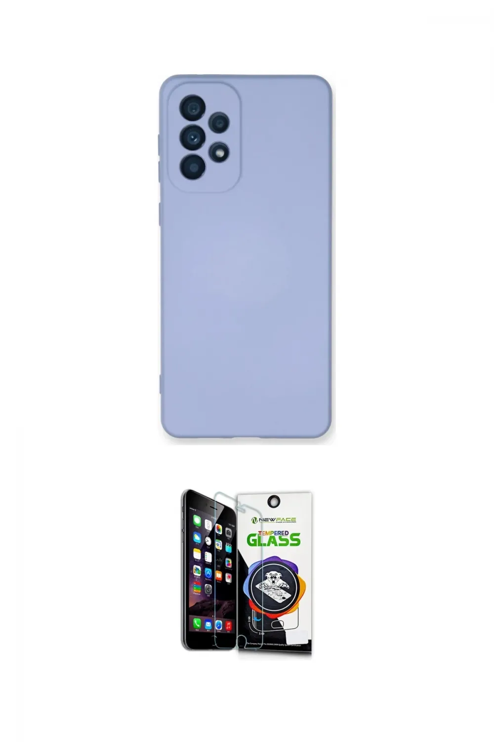 ieg™ Galaxy A53 5G Kılıf Ahenk Serisi - Şeffaf Temperli Cam Ekran Koruyucu