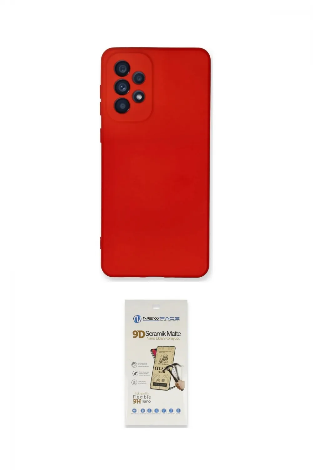 ieg™ Galaxy A53 5G Kılıf Ahenk Serisi - Siyah Mat Seramik Nano Ekran Koruyucu