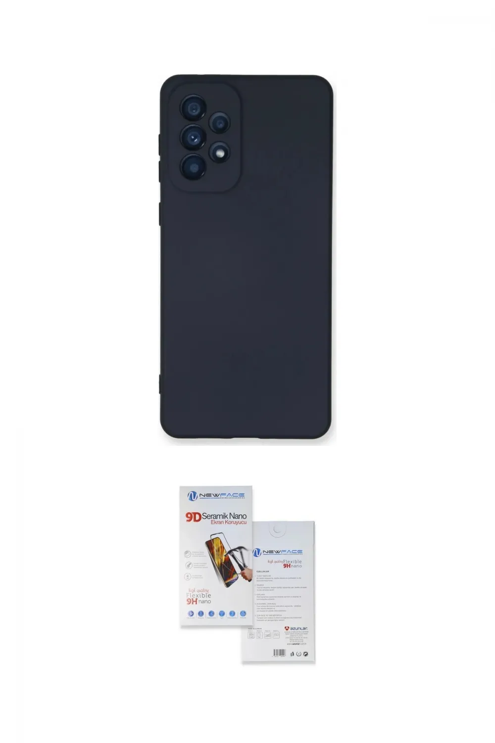 ieg™ Galaxy A53 5G Kılıf Ahenk Serisi - Siyah Seramik Nano Ekran Koruyucu