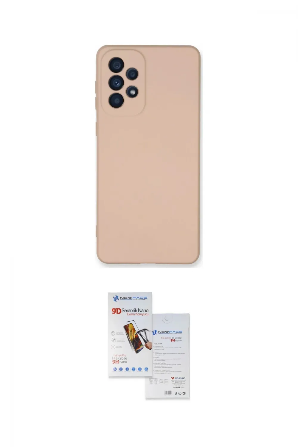 ieg™ Galaxy A53 5G Kılıf Ahenk Serisi - Siyah Seramik Nano Ekran Koruyucu