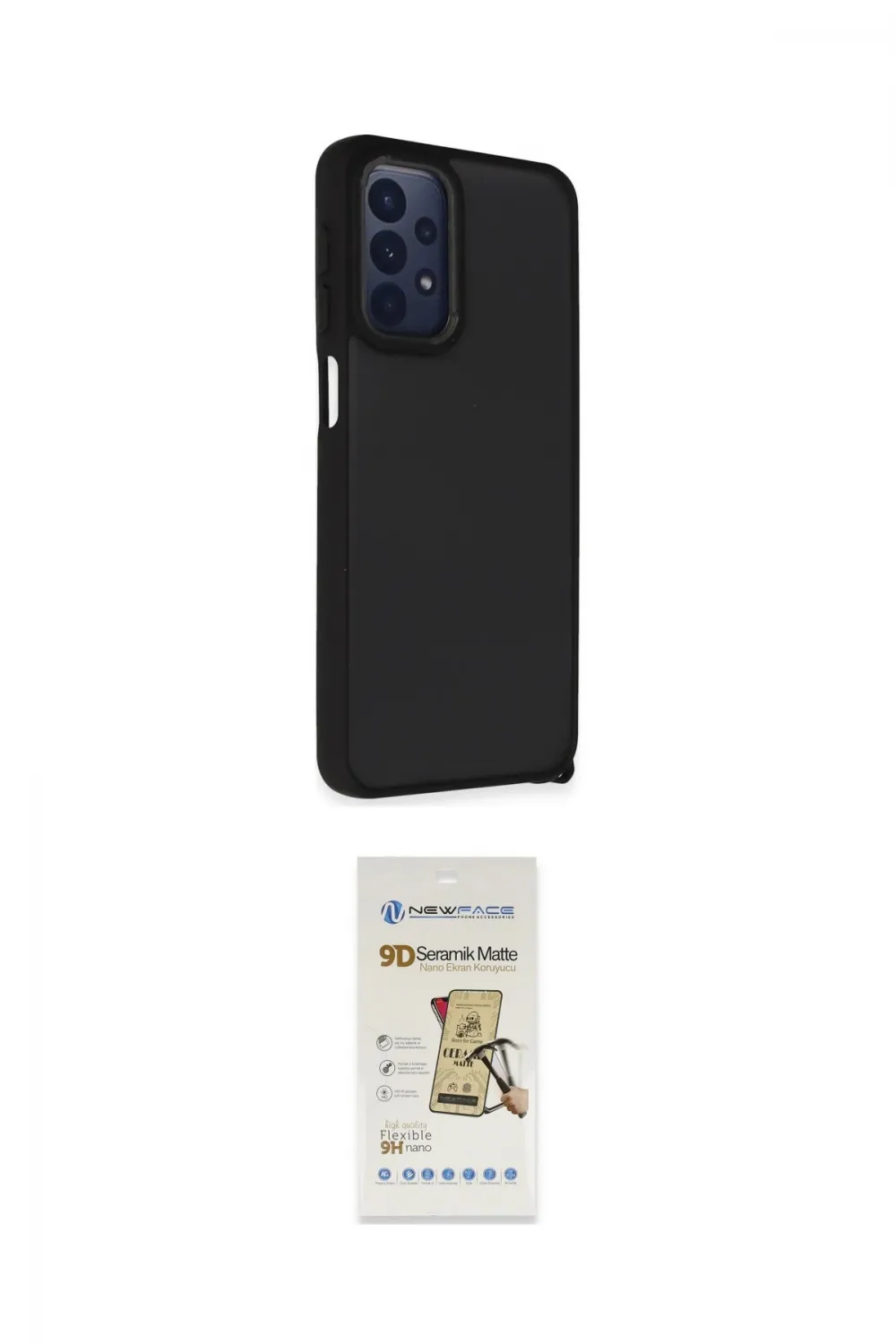 ieg™ Galaxy A53 5G Kılıf Atlas Form - Siyah Mat Seramik Nano Ekran Koruyucu