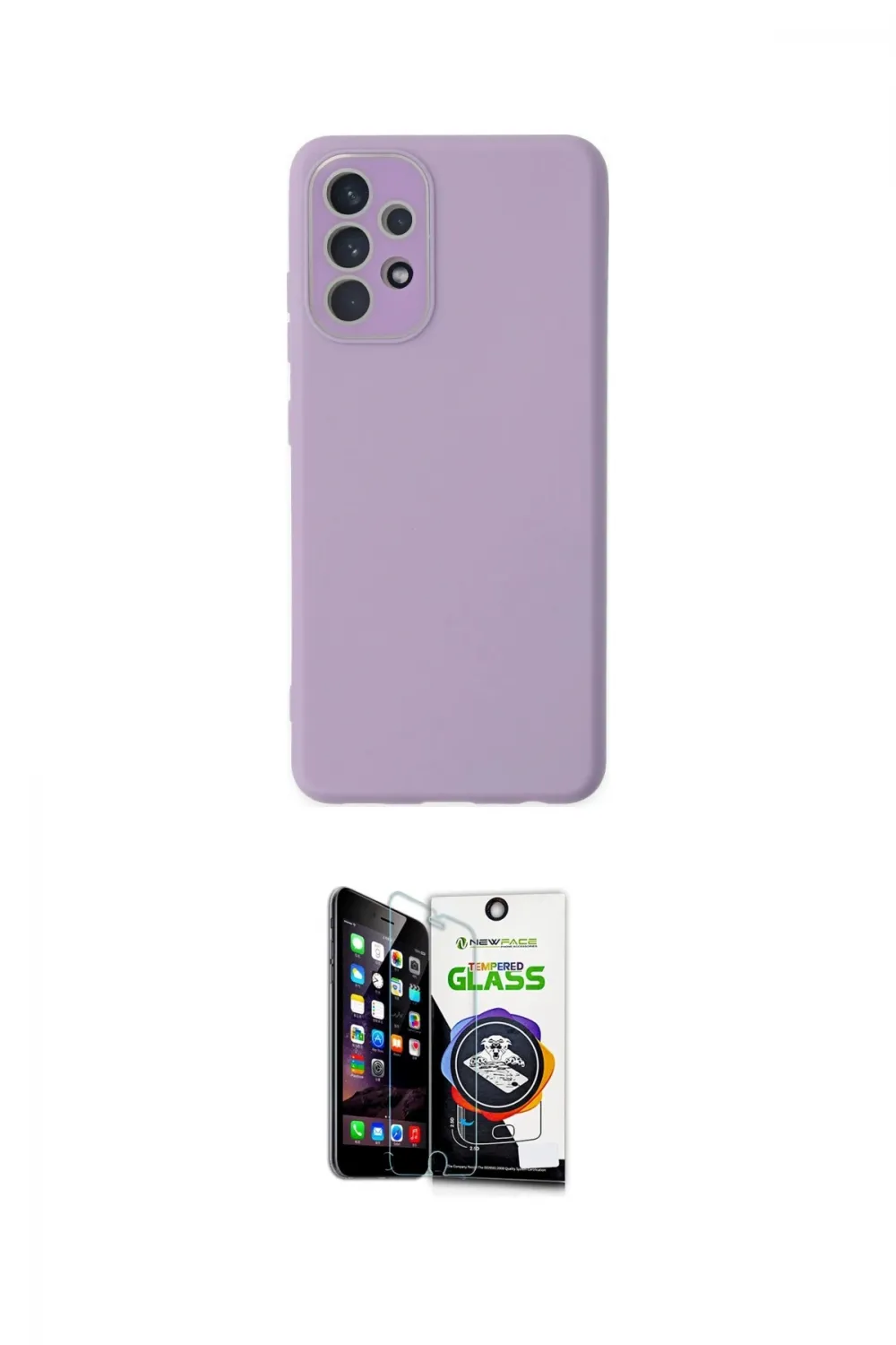 ieg™ Galaxy A53 5G Kılıf Çekirdek Modern Serisi - Şeffaf Temperli Cam Ekran Koruyucu