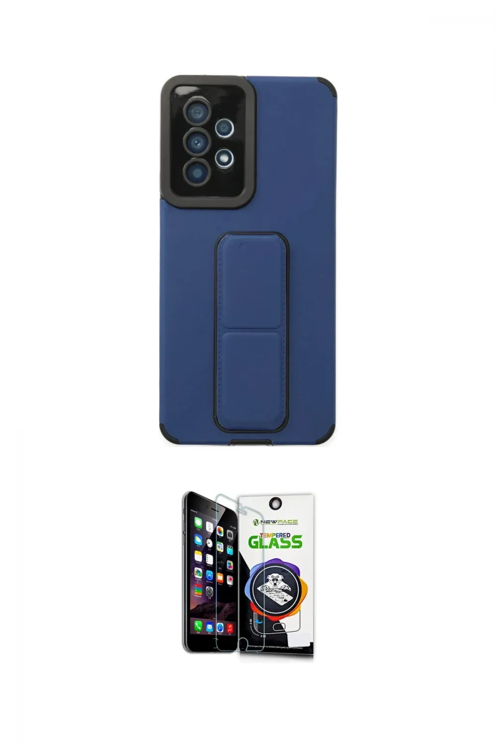 ieg™ Galaxy A53 5G Kılıf Çekirdek Yansıma - Şeffaf Temperli Cam Ekran Koruyucu