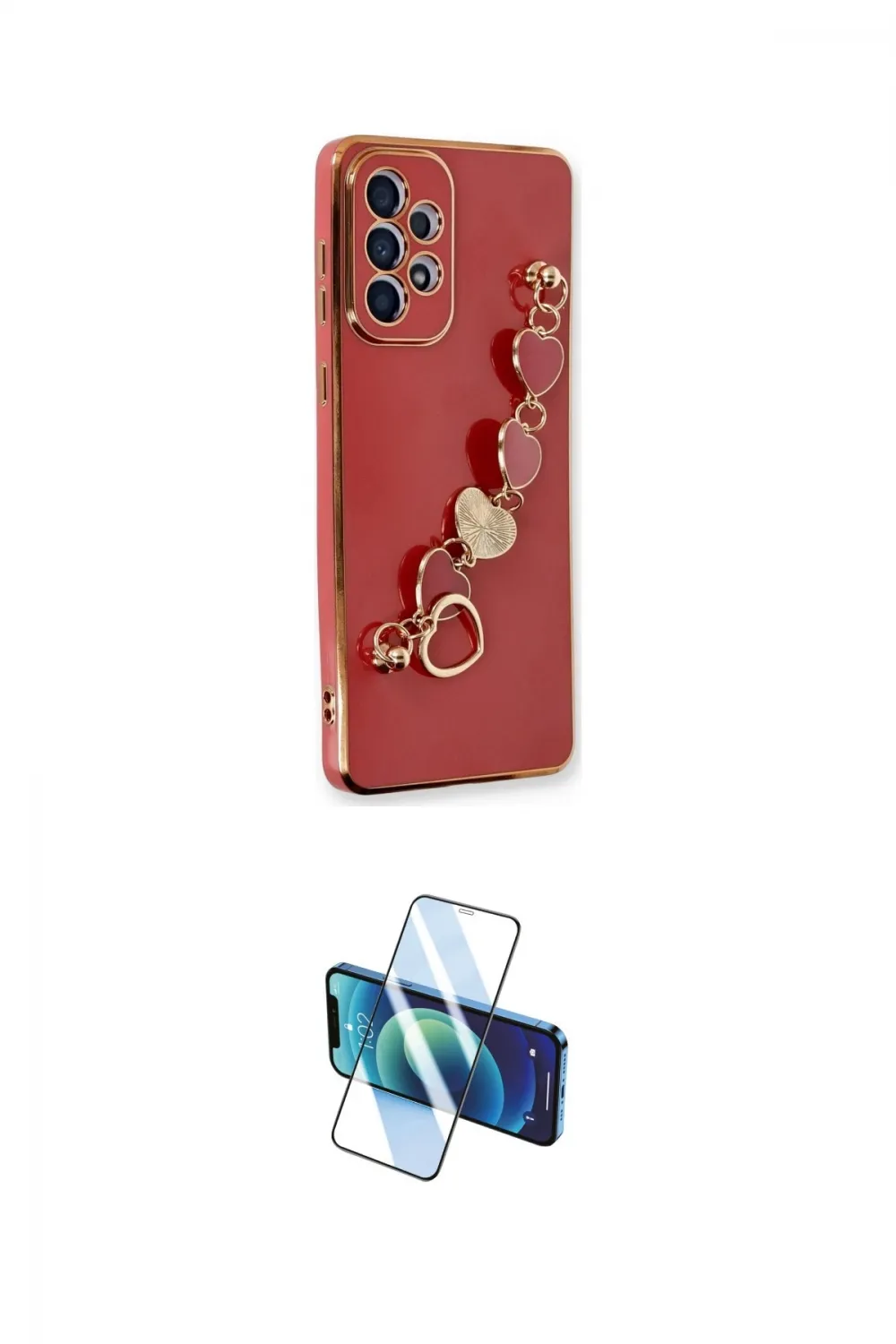 ieg™ Galaxy A53 5G Kılıf Nova Işık Prime - Siyah 3D Antistatik Cam Ekran Koruyucu