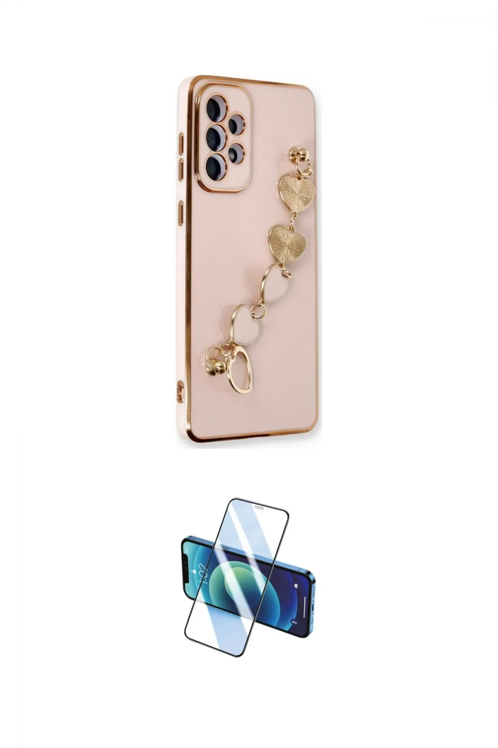 ieg™ Galaxy A53 5G Kılıf Nova Işık Prime - Siyah 3D Antistatik Cam Ekran Koruyucu
