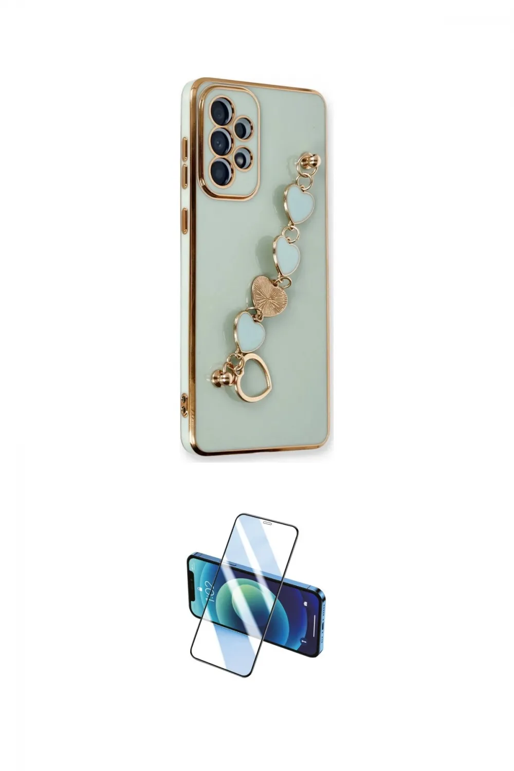 ieg™ Galaxy A53 5G Kılıf Nova Işık Prime - Siyah 3D Antistatik Cam Ekran Koruyucu