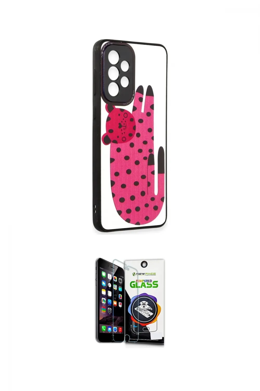 ieg™ Galaxy A53 5G Kılıf Odak Klasik Serisi - Şeffaf Temperli Cam Ekran Koruyucu