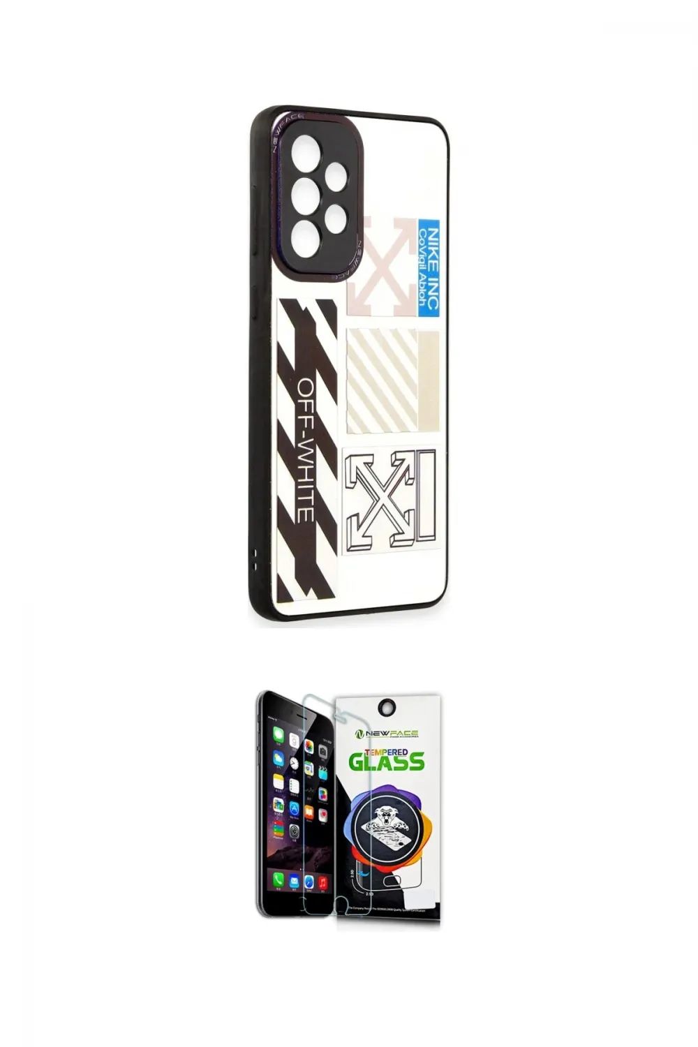 ieg™ Galaxy A53 5G Kılıf Odak Klasik Serisi - Şeffaf Temperli Cam Ekran Koruyucu