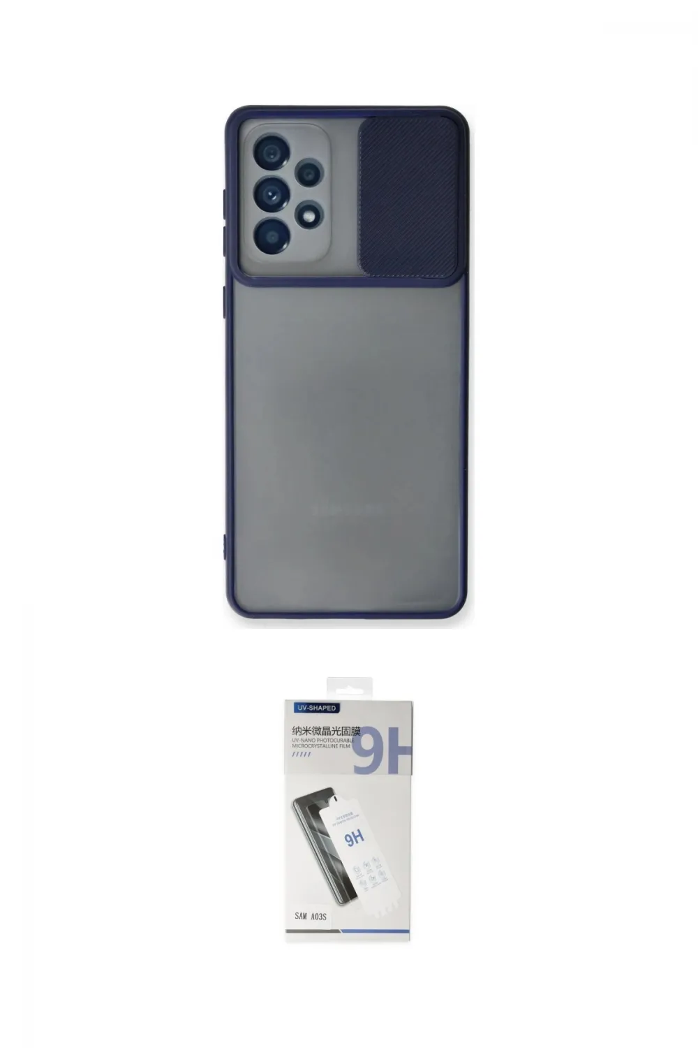 ieg™ Galaxy A53 5G Kılıf Vadi Çizgi - Şeffaf Uv Polymer Nano Ekran Koruyucu