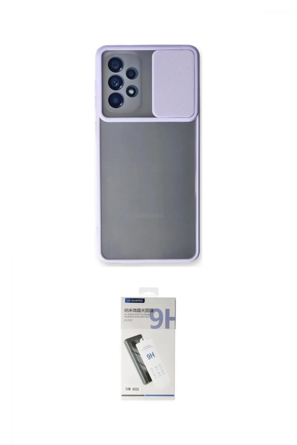 ieg™ Galaxy A53 5G Kılıf Vadi Çizgi - Şeffaf Uv Polymer Nano Ekran Koruyucu