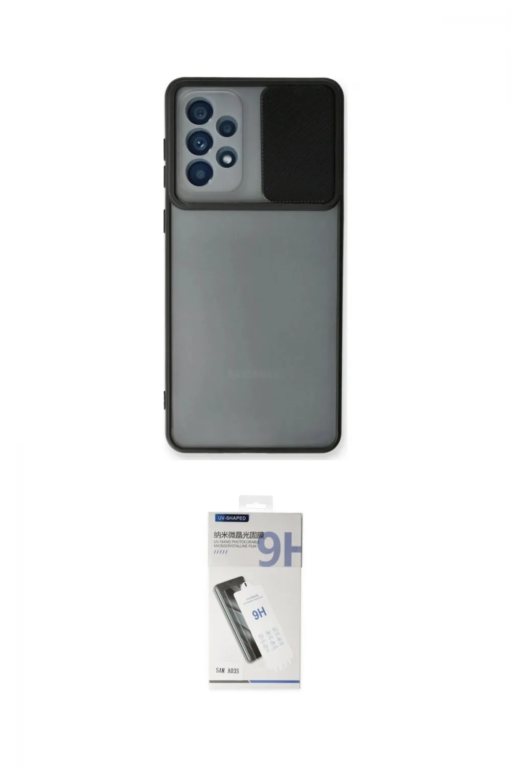 ieg™ Galaxy A53 5G Kılıf Vadi Çizgi - Şeffaf Uv Polymer Nano Ekran Koruyucu