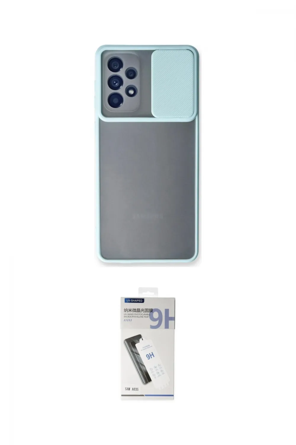 ieg™ Galaxy A53 5G Kılıf Vadi Çizgi - Şeffaf Uv Polymer Nano Ekran Koruyucu