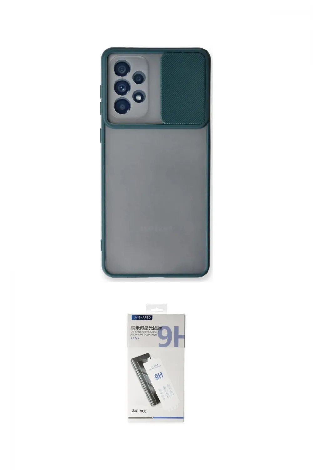 ieg™ Galaxy A53 5G Kılıf Vadi Çizgi - Şeffaf Uv Polymer Nano Ekran Koruyucu