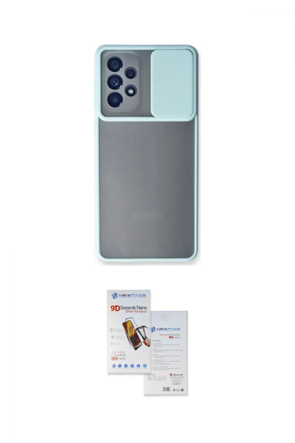 ieg™ Galaxy A53 5G Kılıf Vadi Çizgi - Siyah Seramik Nano Ekran Koruyucu