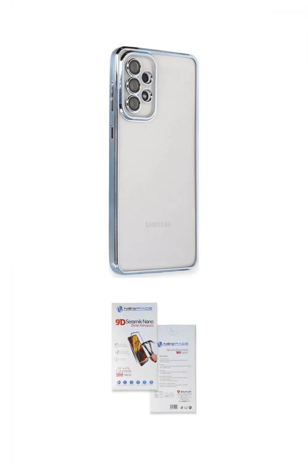 ieg™ Galaxy A53 5G Kılıf Vadi Minimal - Siyah Seramik Nano Ekran Koruyucu