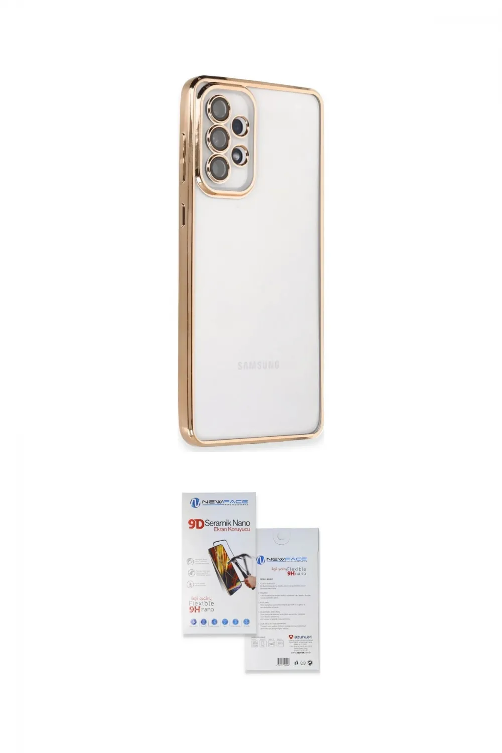 ieg™ Galaxy A53 5G Kılıf Vadi Minimal - Siyah Seramik Nano Ekran Koruyucu