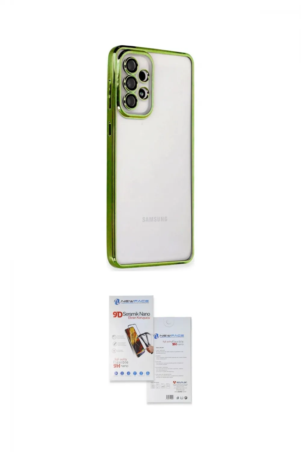 ieg™ Galaxy A53 5G Kılıf Vadi Minimal - Siyah Seramik Nano Ekran Koruyucu