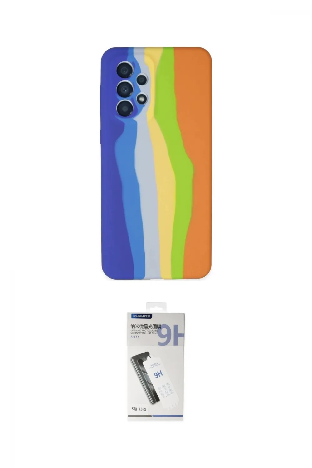ieg™ Galaxy A53 5G Kılıf Yadigar Çizgi - Şeffaf Uv Polymer Nano Ekran Koruyucu