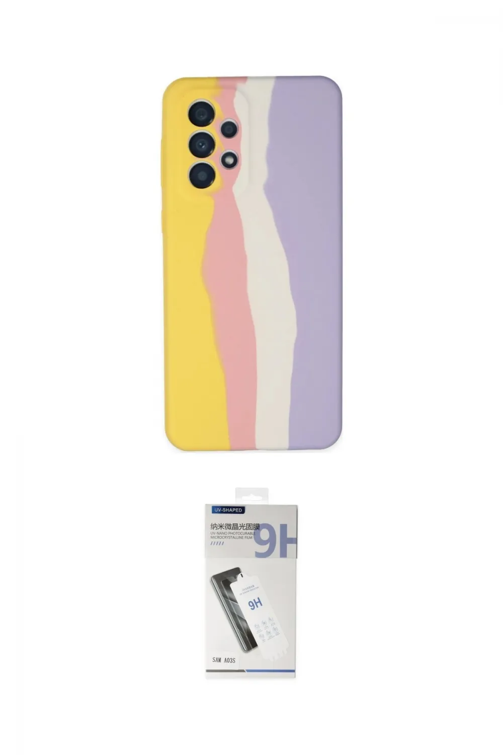 ieg™ Galaxy A53 5G Kılıf Yadigar Çizgi - Şeffaf Uv Polymer Nano Ekran Koruyucu