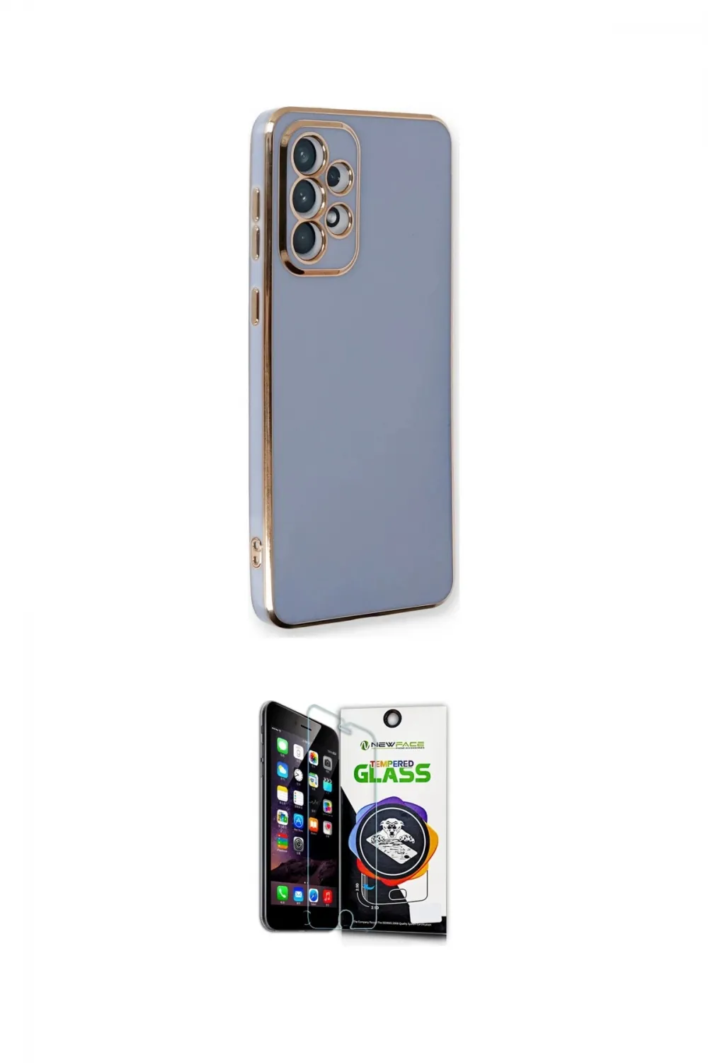 ieg™ Galaxy A53 5G Kılıf Yankı Serisi - Şeffaf Temperli Cam Ekran Koruyucu