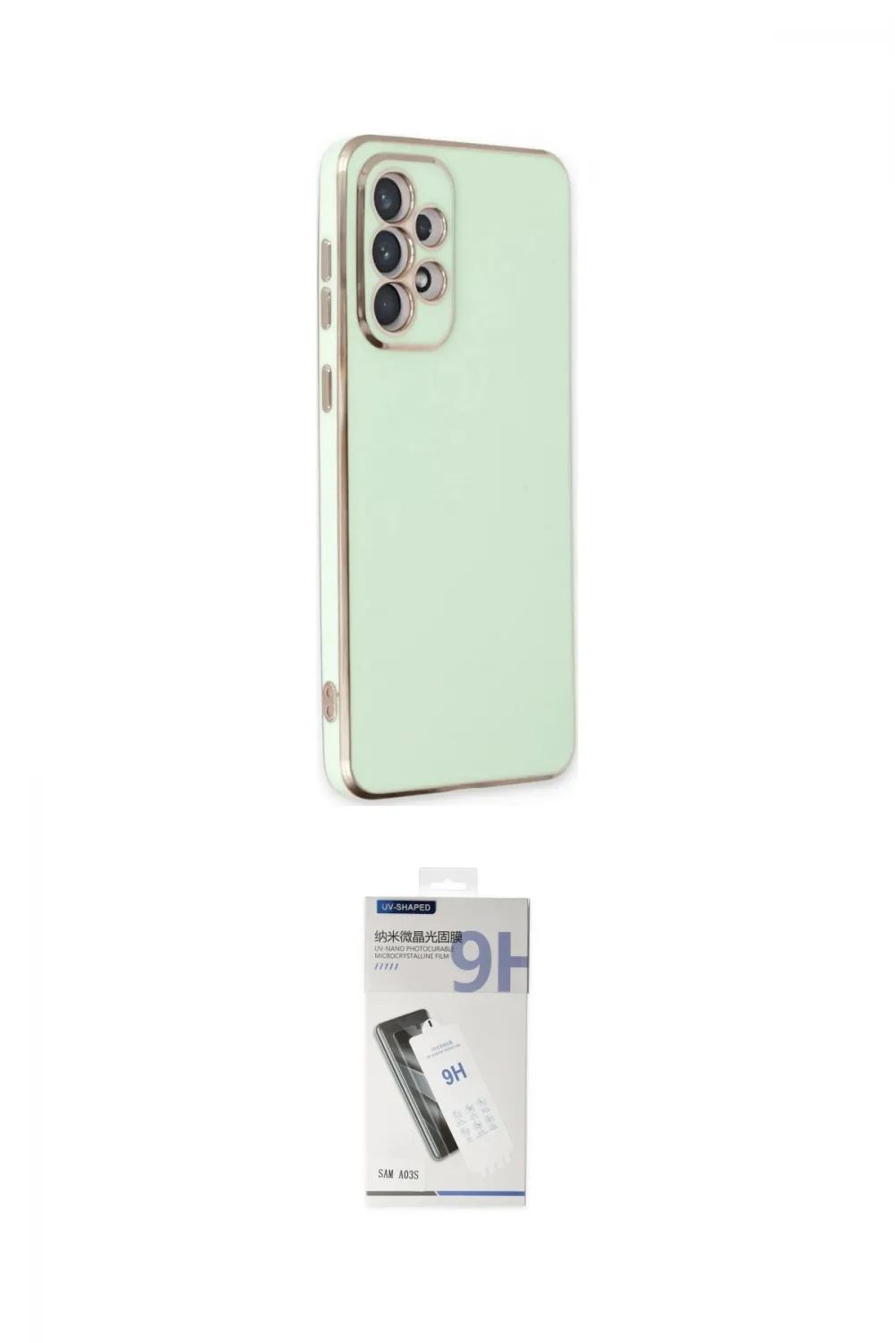 ieg™ Galaxy A53 5G Kılıf Yankı Serisi - Şeffaf Uv Polymer Nano Ekran Koruyucu