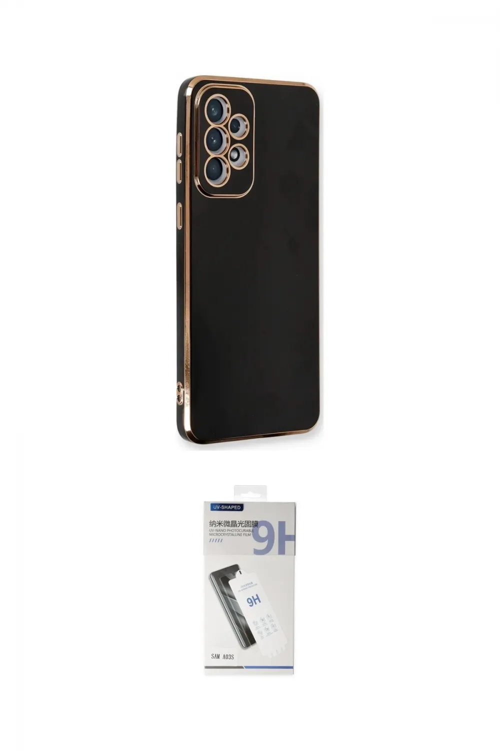 ieg™ Galaxy A53 5G Kılıf Yankı Serisi - Şeffaf Uv Polymer Nano Ekran Koruyucu