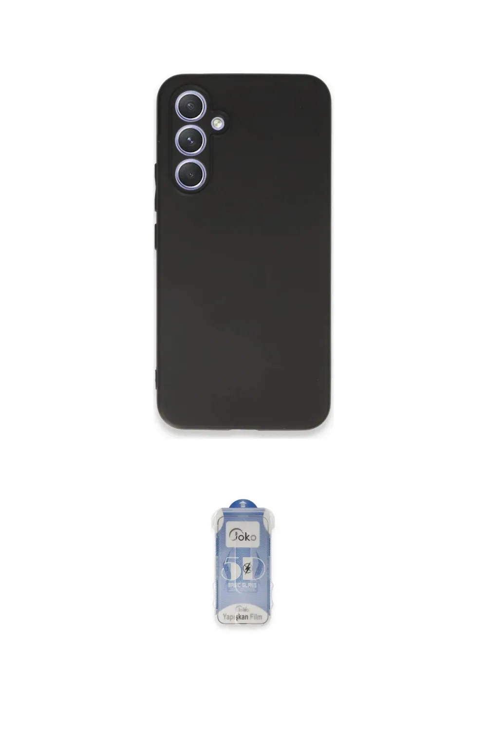 ieg™ Galaxy A54 5G Kılıf Kozmos Yansıma Özel Seri - Siyah Joko Magic 5D Cam