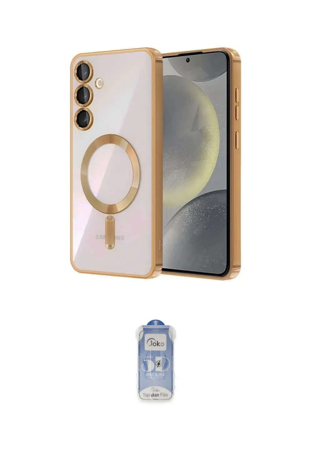 ieg™ Galaxy A54 5G Kılıf Nova Işık Özel Seri - Siyah Joko Magic 5D Cam