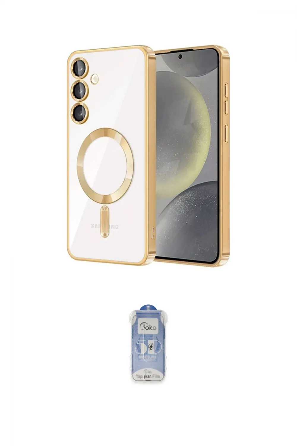 ieg™ Galaxy A54 5G Kılıf Nova Işık Özel Seri - Siyah Joko Magic 5D Cam