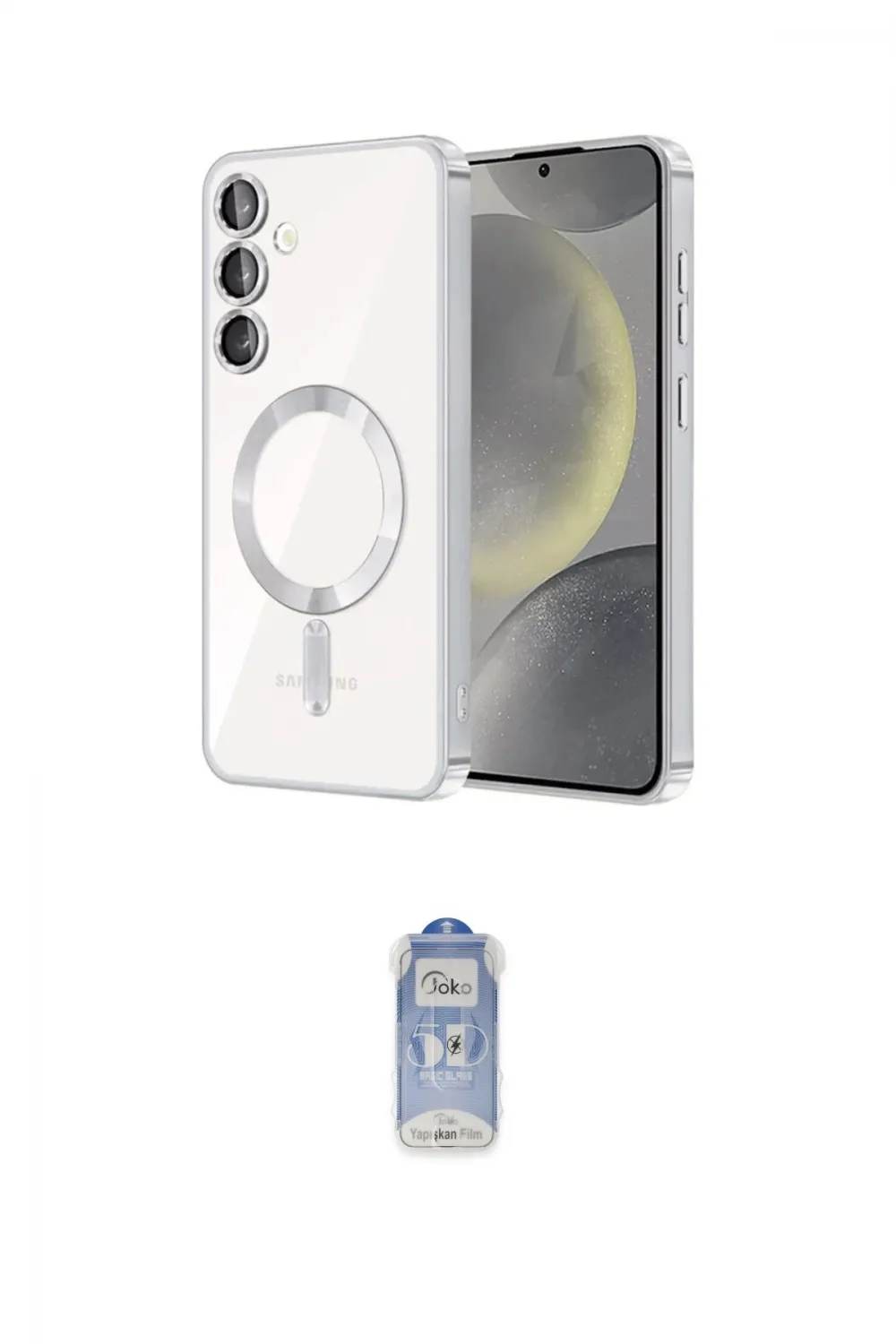 ieg™ Galaxy A54 5G Kılıf Nova Işık Özel Seri - Siyah Joko Magic 5D Cam