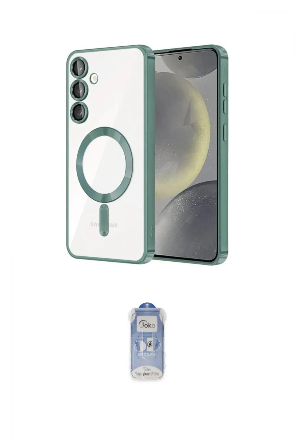ieg™ Galaxy A54 5G Kılıf Nova Işık Özel Seri - Siyah Joko Magic 5D Cam