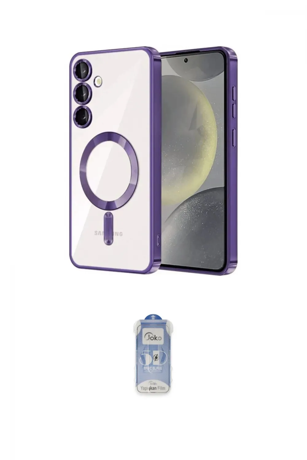 ieg™ Galaxy A54 5G Kılıf Nova Işık Özel Seri - Siyah Joko Magic 5D Cam
