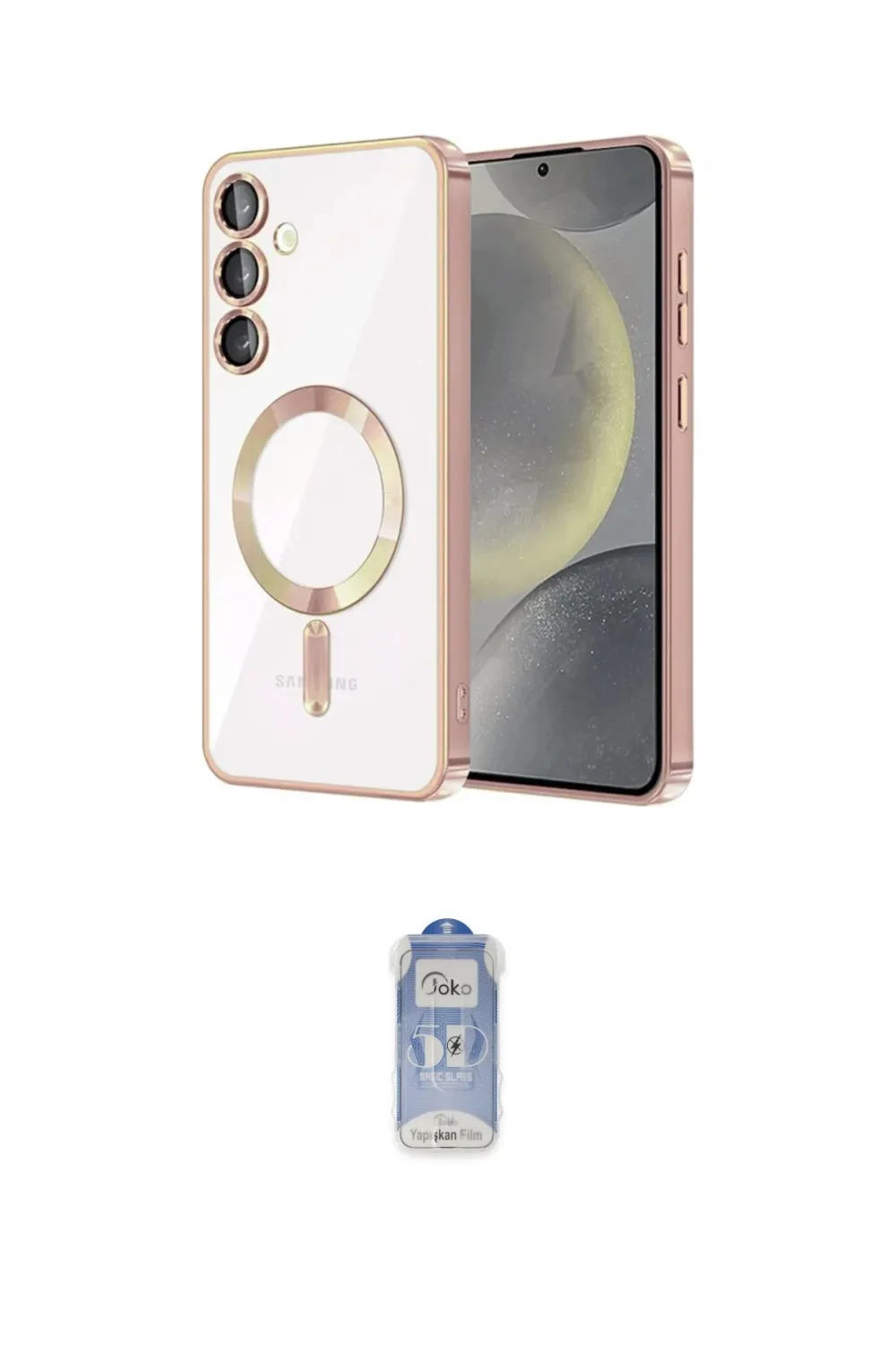 ieg™ Galaxy A54 5G Kılıf Nova Işık Özel Seri - Siyah Joko Magic 5D Cam