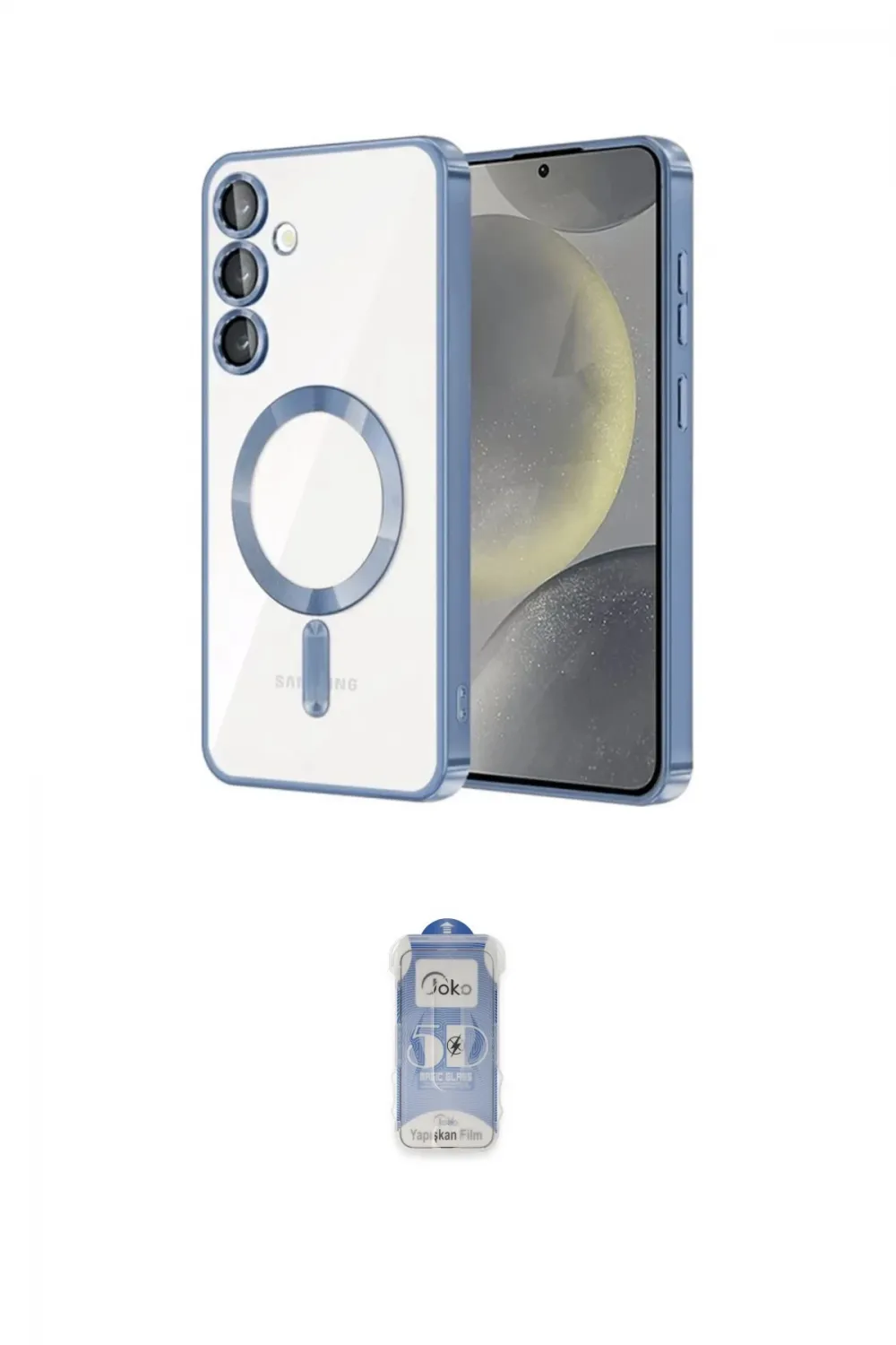 ieg™ Galaxy A54 5G Kılıf Nova Işık Özel Seri - Siyah Joko Magic 5D Cam